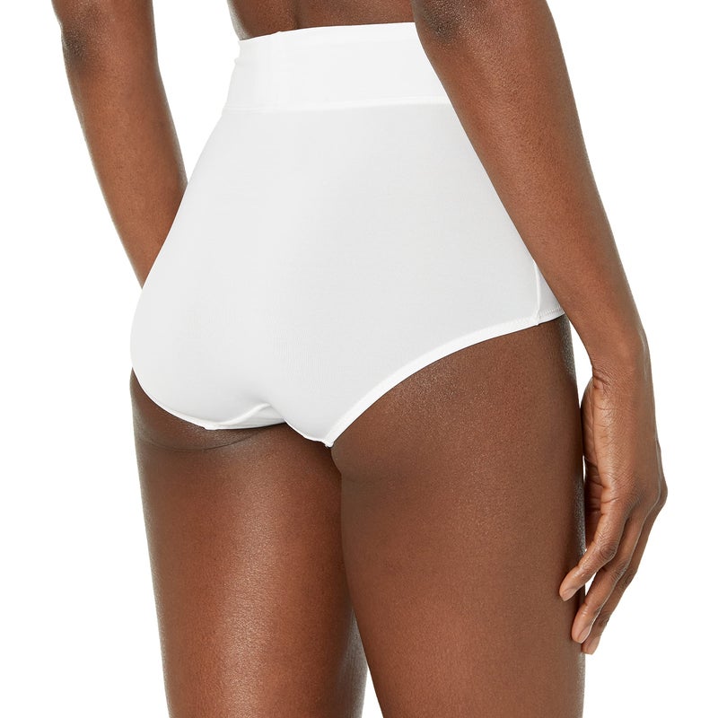 Warner's Women's No Pinching. No Problems. Modern Brief Panty, White, 8 - Image 2
